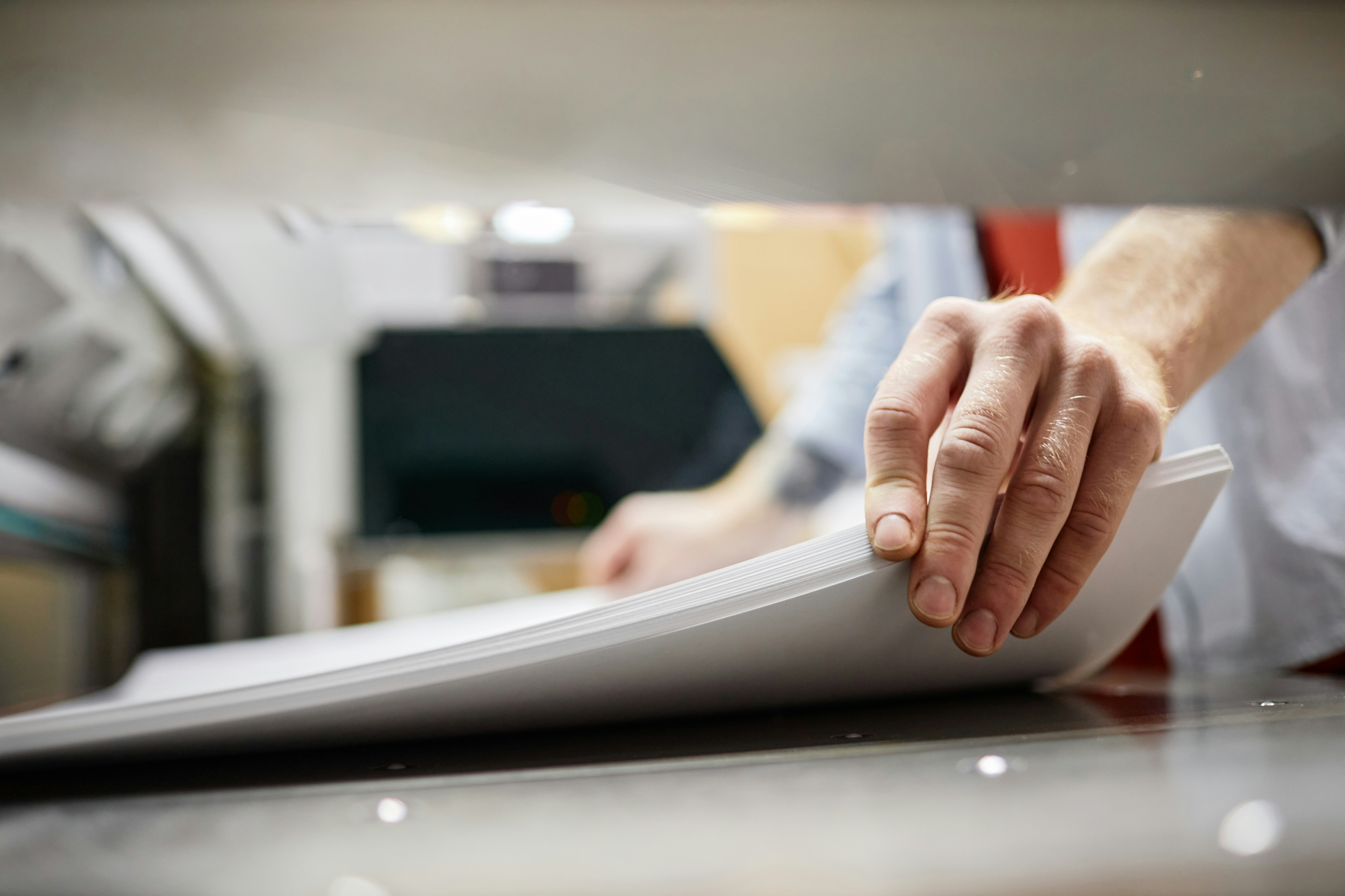 Verschiedene hochwertige Druckprodukte der Druckerei Acker